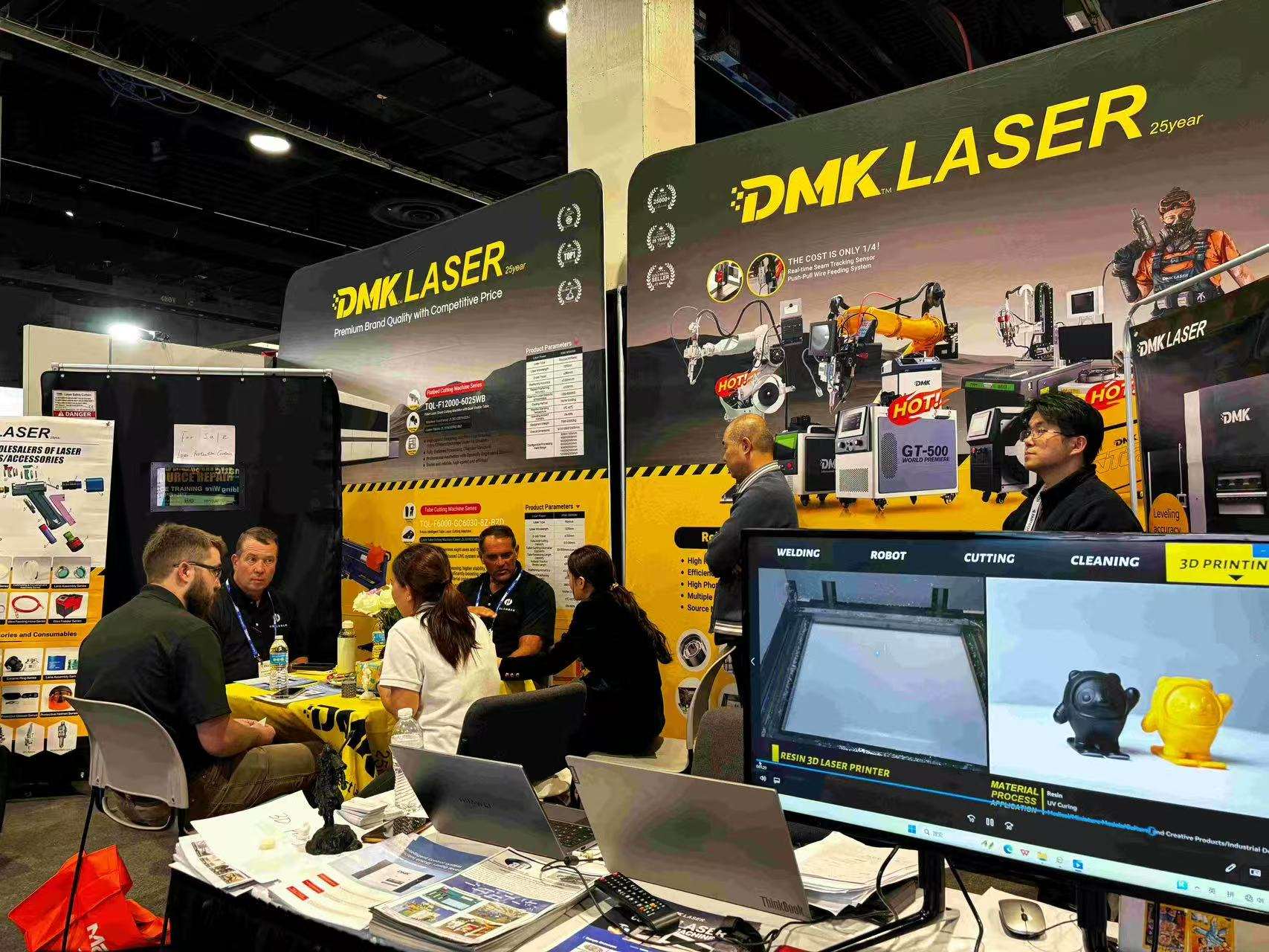 DMK Laser сияет на выставке металлообработки FABTECH 2025 в Соединенных Штатах