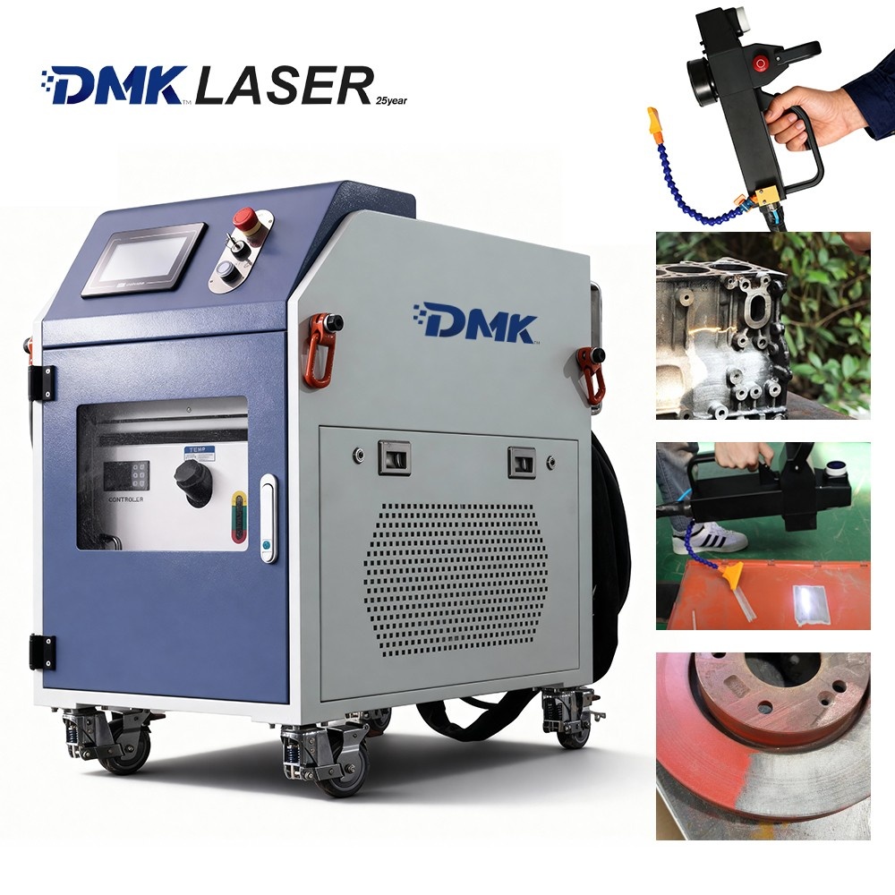 DMK 300W/500W Suitcase Pulse Laser Cleaner Portable Industrial Cleaning Equipment
