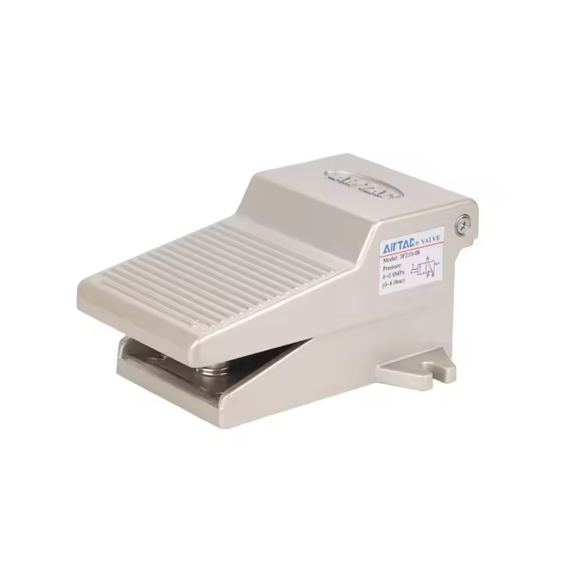 AirTAC 공압 발 밸브 4F210-08 발 작동 공기 밸브 스위치 3F210-08 실린더 컨트롤러 페달
