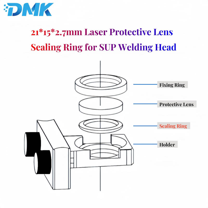 DMK Fiber Laser Cutting Focusing / Collimating Lens Assembly for RT Laser Cutting Head
